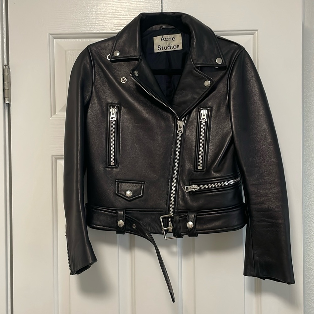 Acne Studios Mock Leather Lambskin Jacket